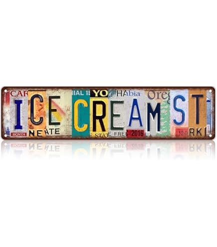 Amazon.com: Life is Short Eat Ice Cream First Iron Poster